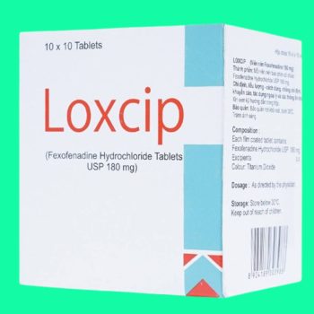 Thuốc Loxcip 180mg - Giảm triệu chứng viêm mũi dị ứng theo mùa