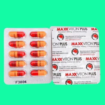Thuốc MaxxViton Plus 400mg/25mg - điều trị rối loạn tiền đình
