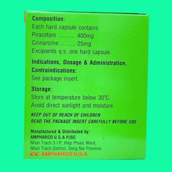 Thuốc MaxxViton Plus 400mg/25mg - điều trị rối loạn tiền đình