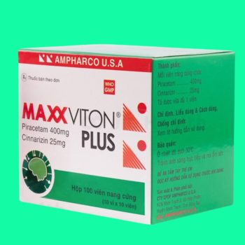 Thuốc MaxxViton Plus 400mg/25mg - điều trị rối loạn tiền đình