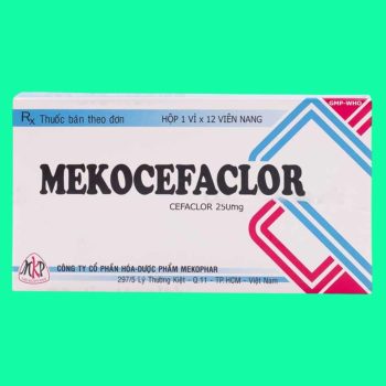 Thuốc Mekocefaclor 250mg Mekophar điều trị nhiễm khuẩn đường hô hấp