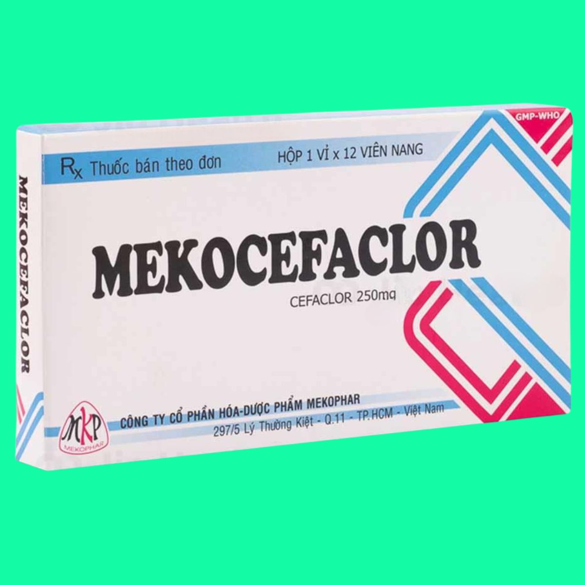 Mekocefaclor-250mg-Mekophar-3 Thuốc Mekocefaclor 250mg Mekophar điều trị nhiễm khuẩn đường hô hấp