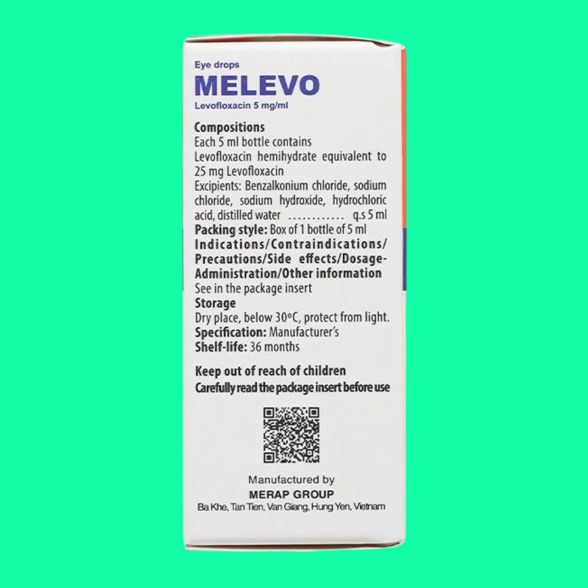 Melevo 5mg ml (4) Melevo 5mg/ml