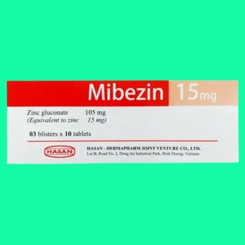 Thuốc Mibezin 15mg - Điều trị tiêu chảy kết hợp với bù nước, điện giải