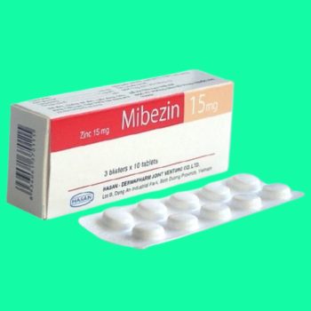 Thuốc Mibezin 15mg - Điều trị tiêu chảy kết hợp với bù nước, điện giải