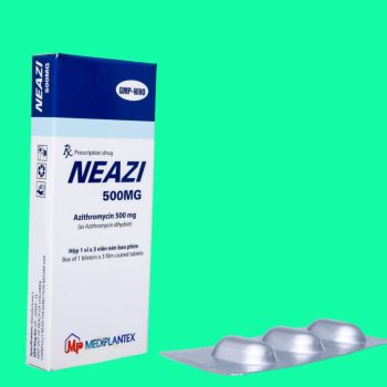 Thuốc Neazi 500mg điều trị nhiễm khuẩn đường hô hấp, da và mô mềm