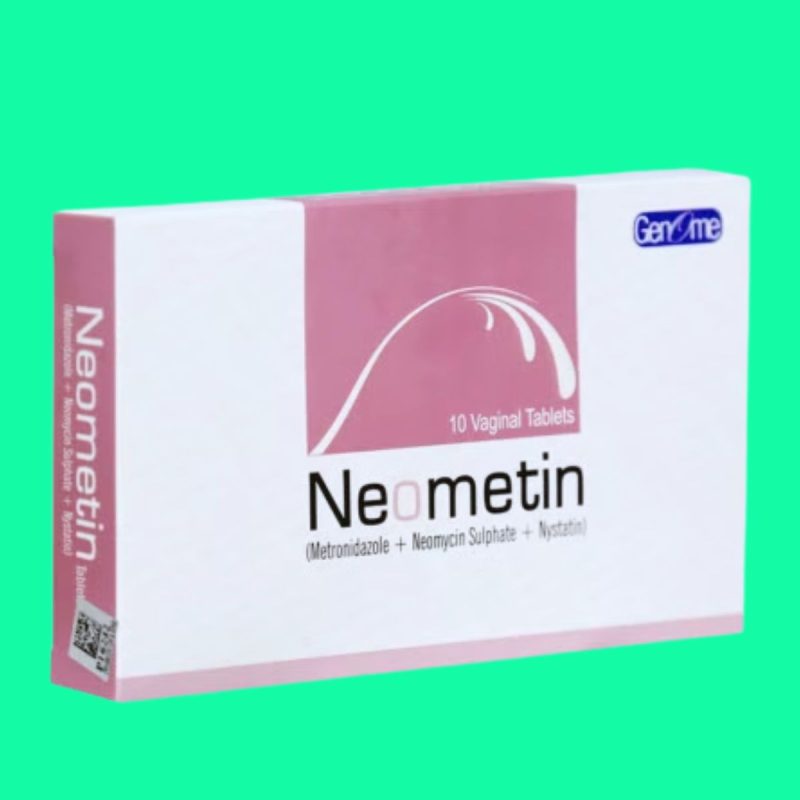 Neomet Inje Thuốc Neometin vỉ 10 viên có tác dụng điều trị viêm, nhiễm trùng âm đạo