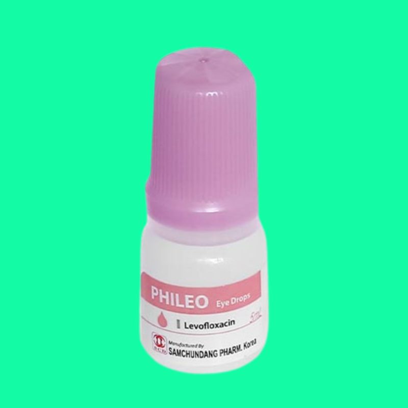 Thuốc nhỏ mắt Phileo 5ml điều trị viêm mi mắt, bờ mi, viêm tuyến lệ