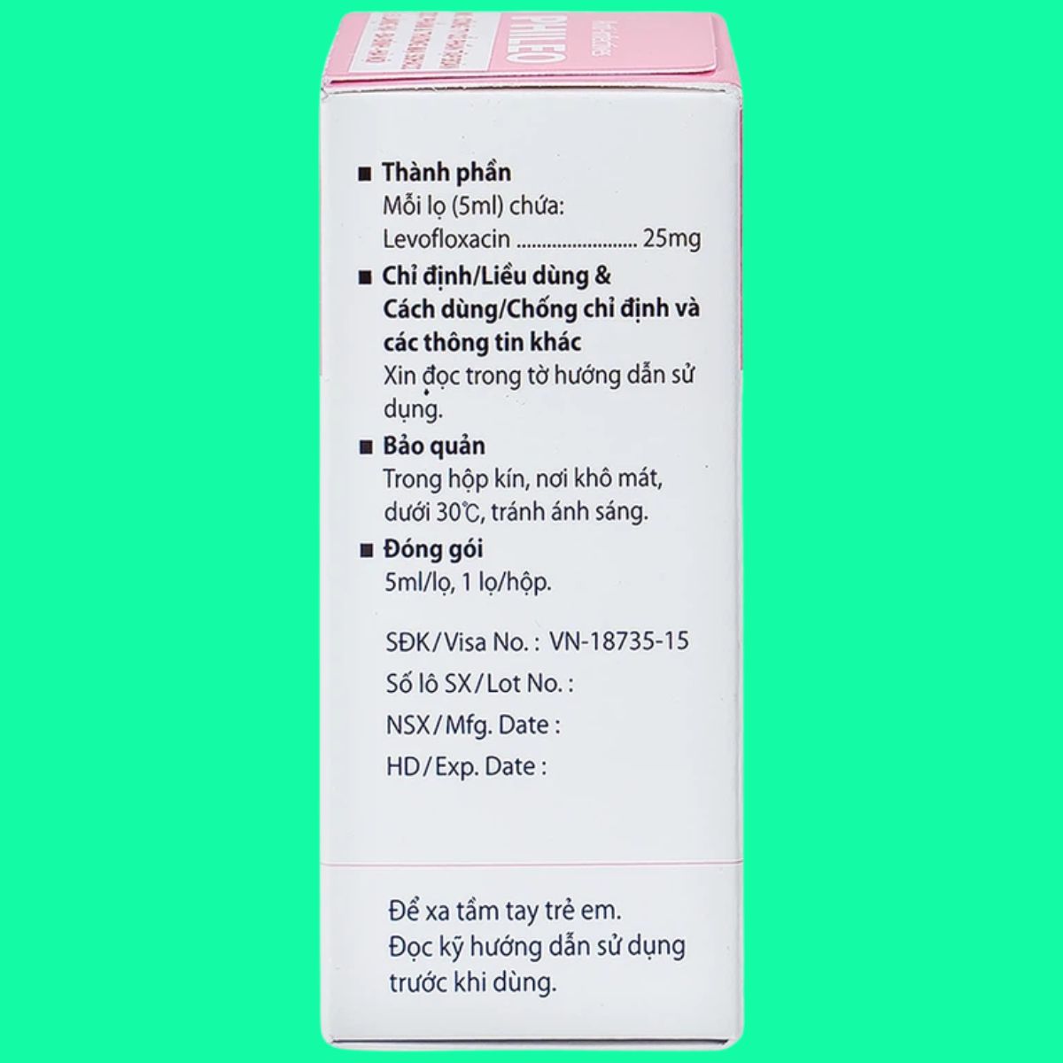 Phileo-2 Thuốc nhỏ mắt Phileo điều trị viêm mi mắt, viêm bờ mi, viêm tuyến lệ