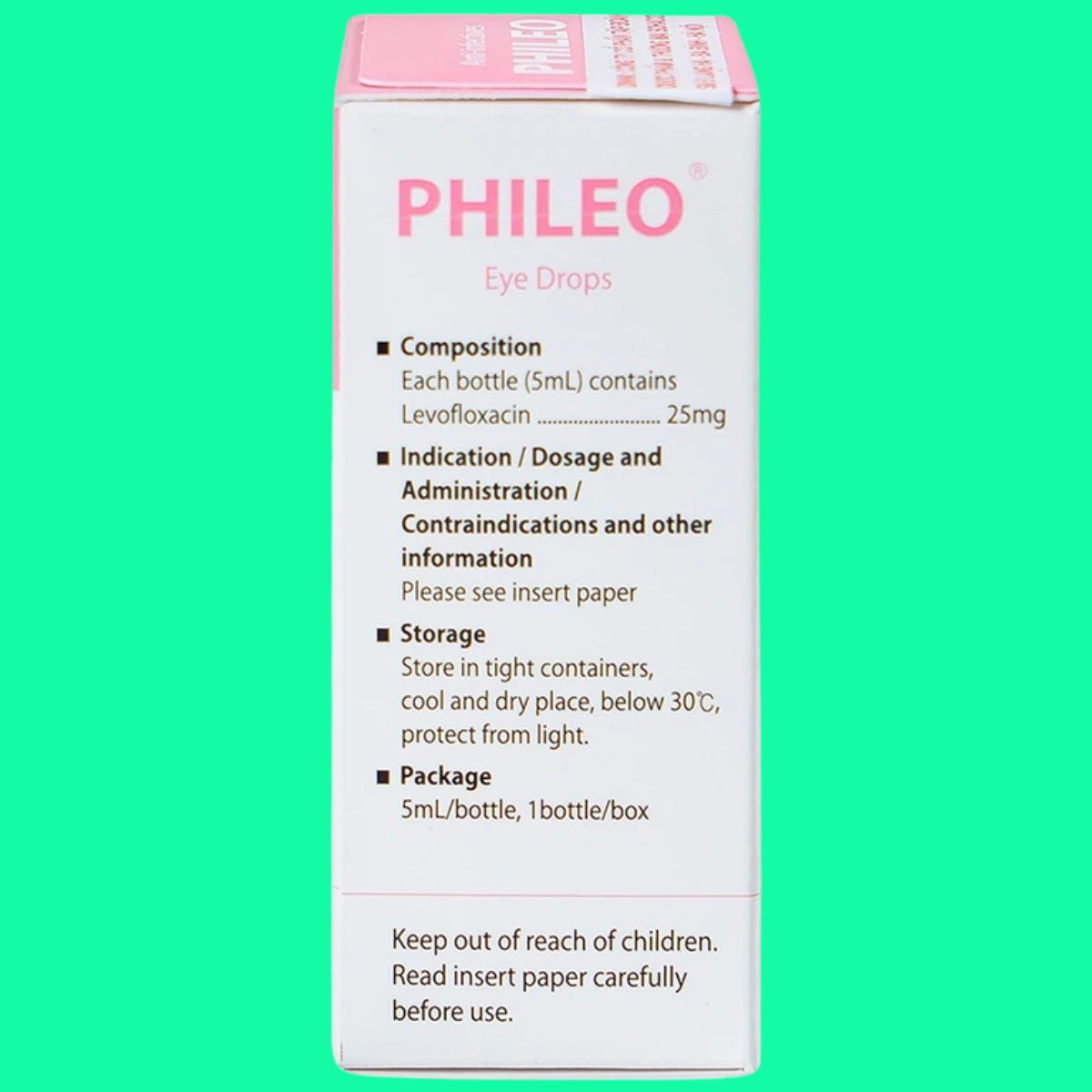 Phileo-3 Thuốc nhỏ mắt Phileo điều trị viêm mi mắt, viêm bờ mi, viêm tuyến lệ