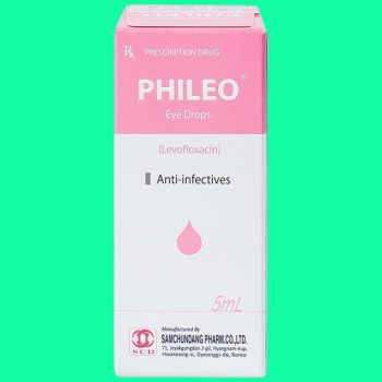 Thuốc nhỏ mắt Phile 3 Thuốc nhỏ mắt Phileo điều trị viêm mi mắt, viêm bờ mi, viêm tuyến lệ