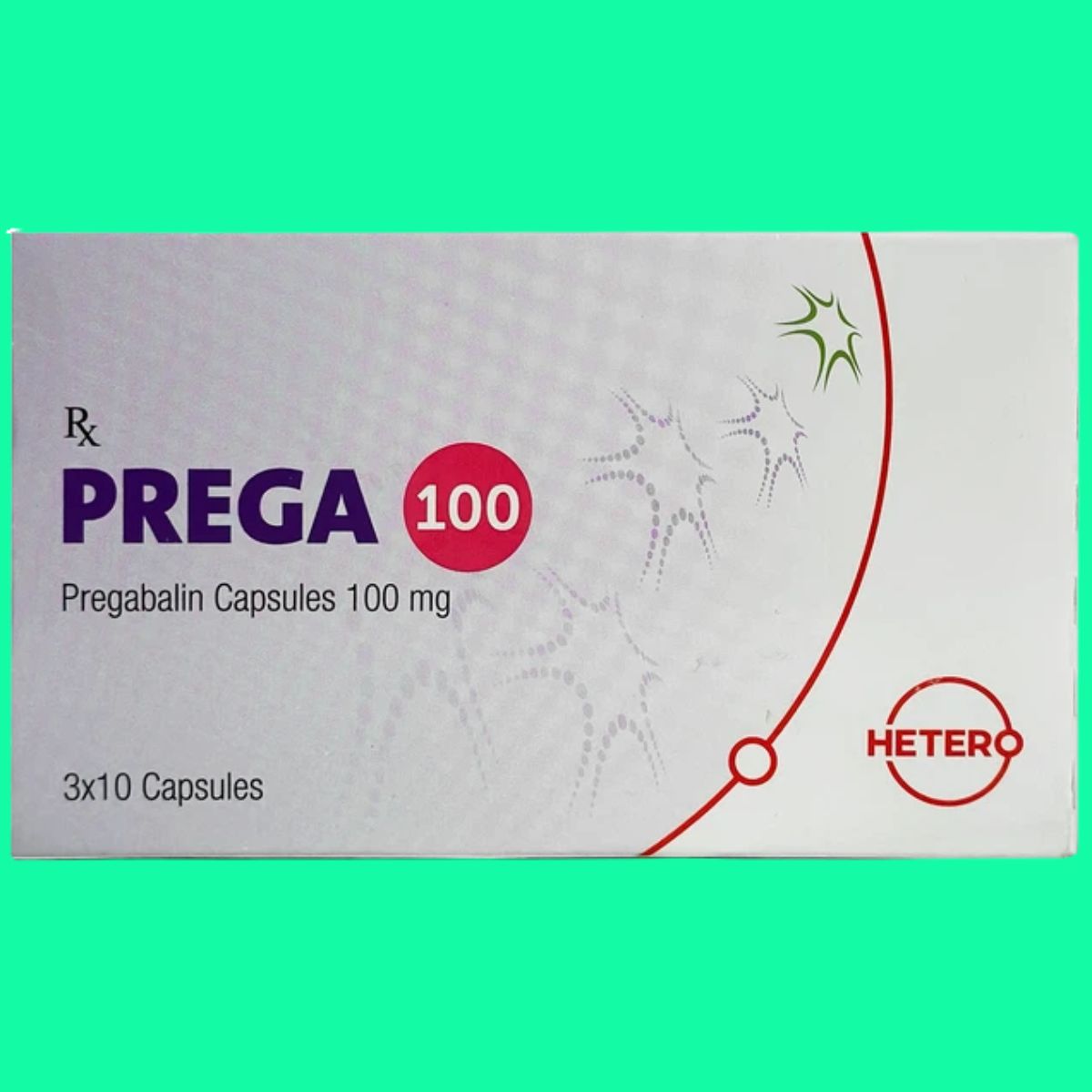 Prega-100-Hetero-4 Thuốc Prega 100 Hetero điều trị đau thần kinh ngoại biên và trung ương
