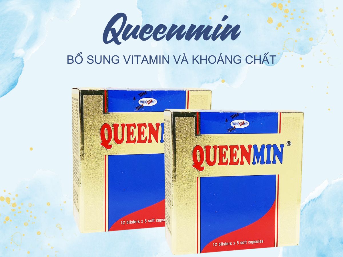 Queenmin 10 Thuốc Queenmin hỗ trợ bổ sung vitamin và khoáng chất cho cơ thể