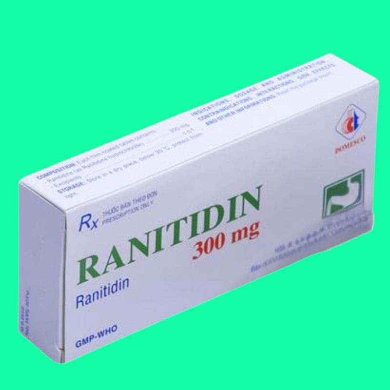 Thuốc Ranitidin 300mg Domesco có tác dụng điều trị loét dạ dày tá tràng