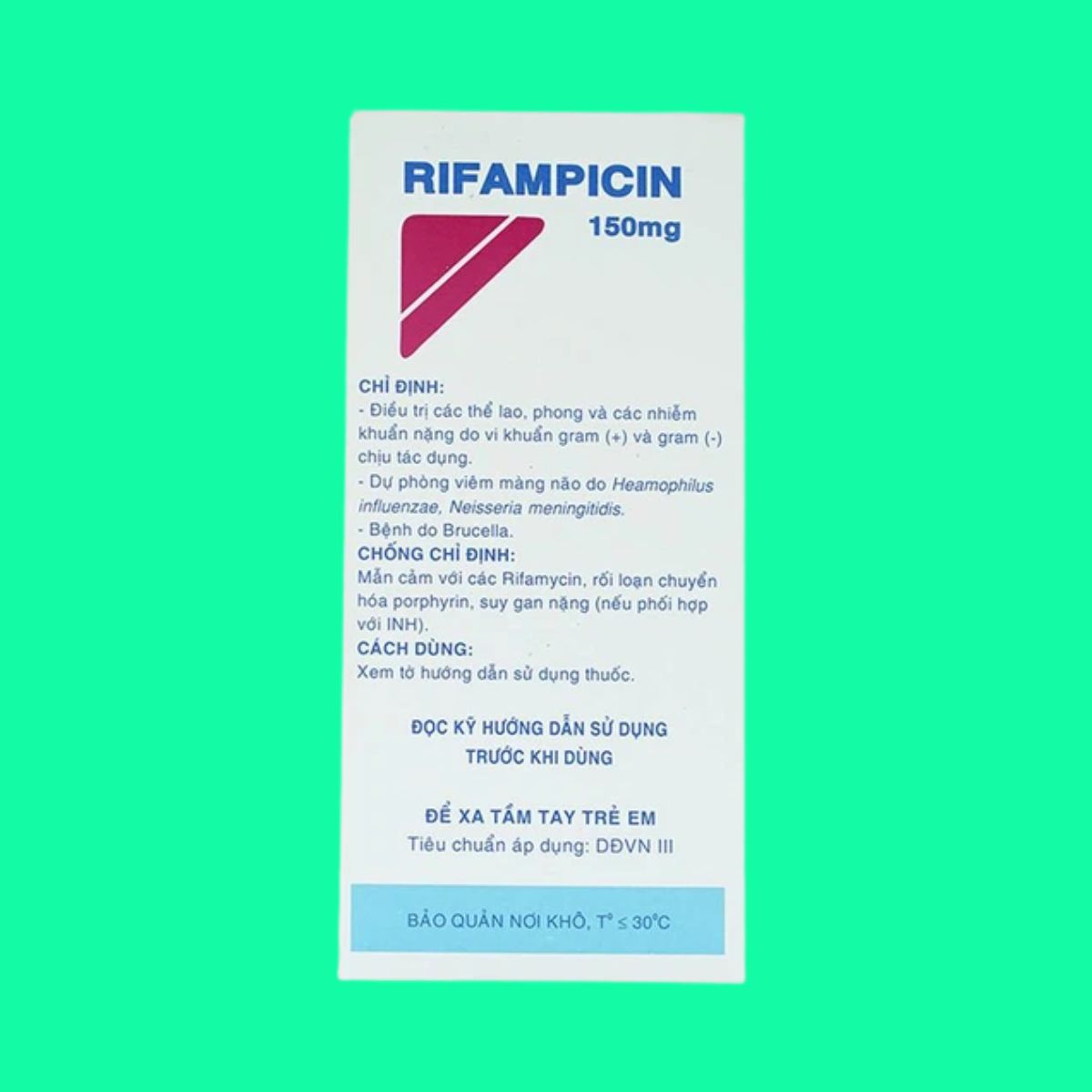 Rifampicin 150mg - Mekophar (5) Rifampicin 150mg Mekophar