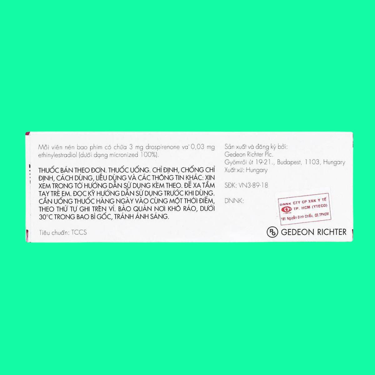 Rosina 3mg 0.03mg (6) Rosina 3mg/0.03mg