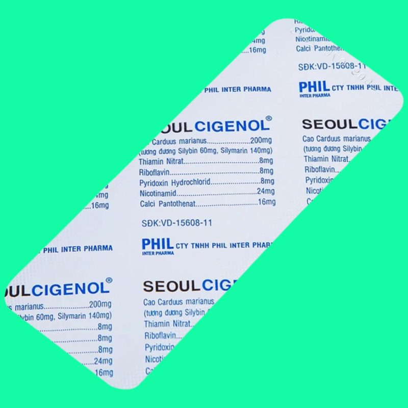 Cigenol Thuốc Seoul Cigenol - Giúp hỗ trợ điều trị các bệnh liên quan đến gan