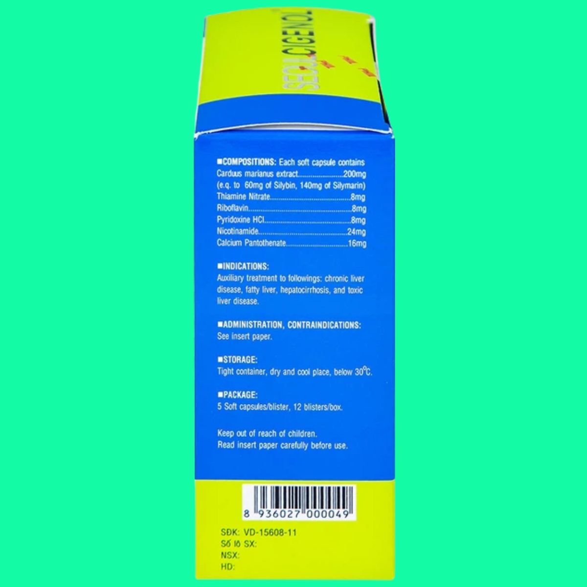 Seoul-Cigenol-3 Thuốc Seoul Cigenol giúp hỗ trợ điều trị các bệnh về gan