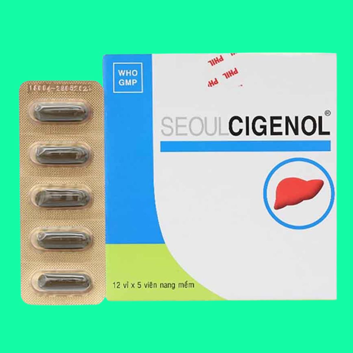 Seoul-Cigenol-7 Thuốc Seoul Cigenol giúp hỗ trợ điều trị các bệnh về gan
