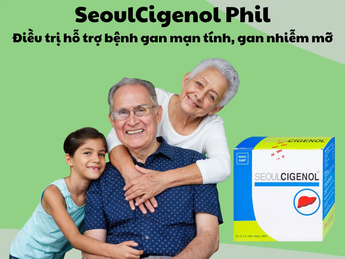 Seoul Cigenol 11 Thuốc Seoul Cigenol giúp hỗ trợ điều trị các bệnh về gan