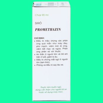 Siro Promethazin Vidipha 6 Thuốc Siro Promethazin Vidipha điều trị các triệu chứng mày đay, viêm mũi