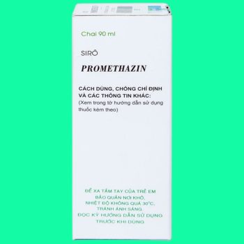 Siro Promethazin Vidipha 5 Thuốc Siro Promethazin Vidipha điều trị các triệu chứng mày đay, viêm mũi