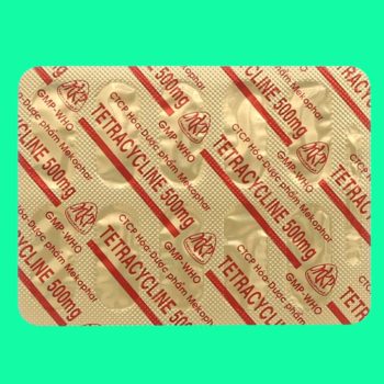 Tetracycline 500mg Mekophar 8 Thuốc Tetracycline 500mg Mekophar điều trị nhiễm khuẩn nhạy cảm với thuốc