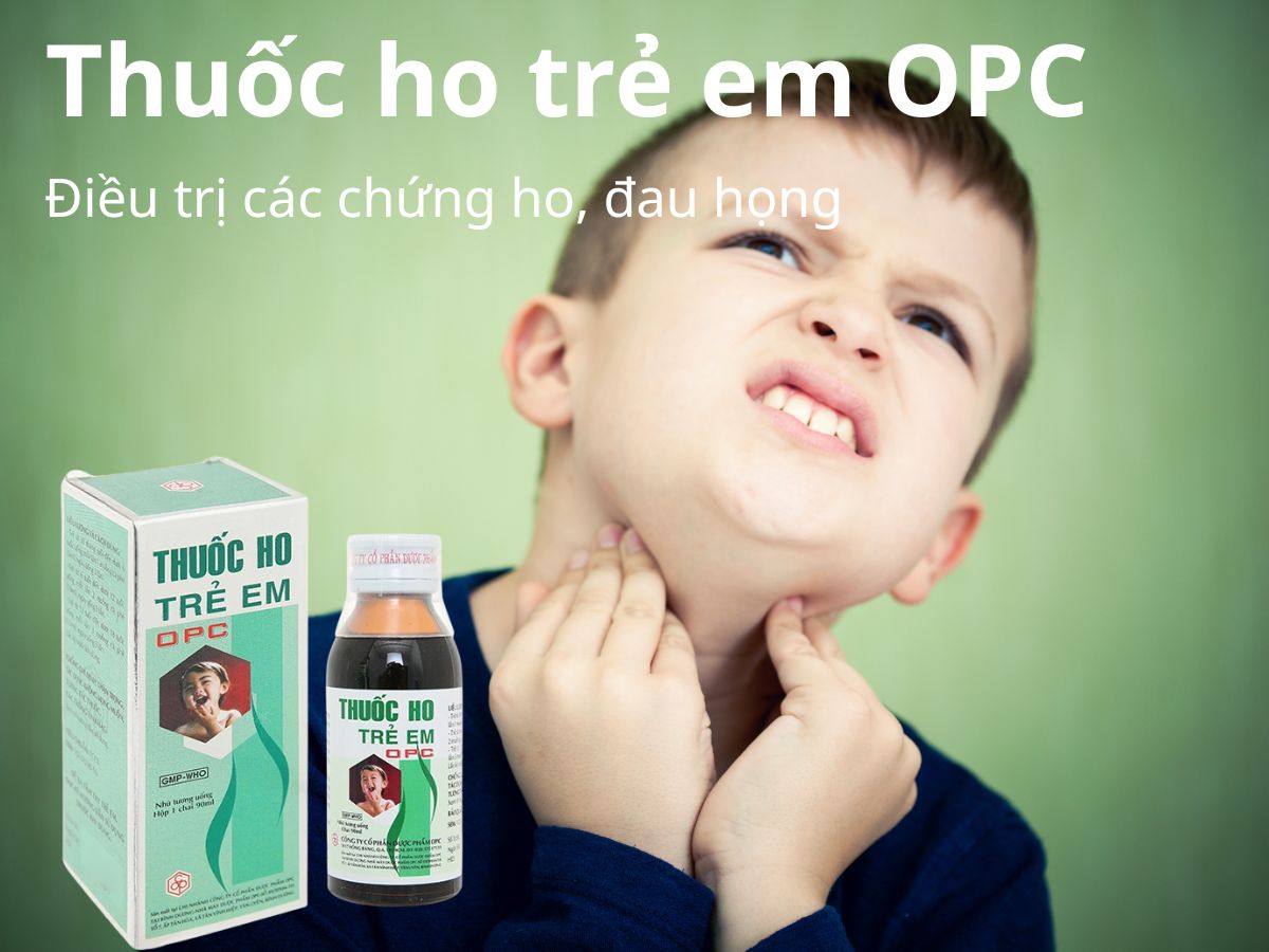 Thuốc ho trẻ em OPC 14 Thuốc ho trẻ em OPC