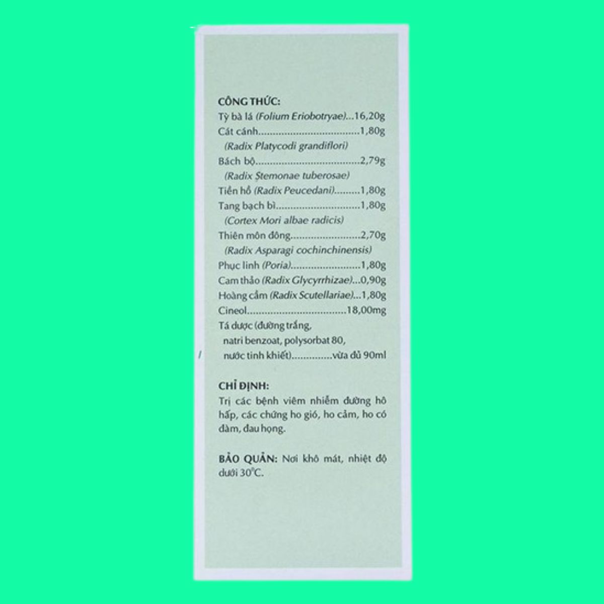 Thuốc ho trẻ em OPC (7) Thuốc ho trẻ em OPC