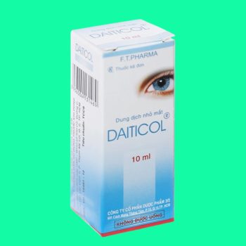 Thuốc nhỏ mắt Daiticol 3 Thuốc nhỏ mắt Daiticol