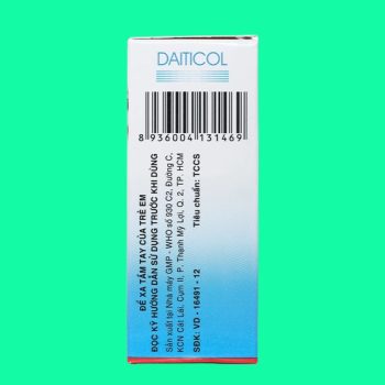 Thuốc nhỏ mắt Daiticol 6 Thuốc nhỏ mắt Daiticol