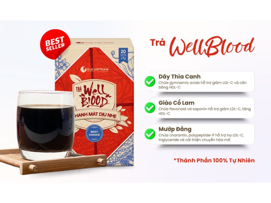 Trà hỗ trợ giảm mỡ máu