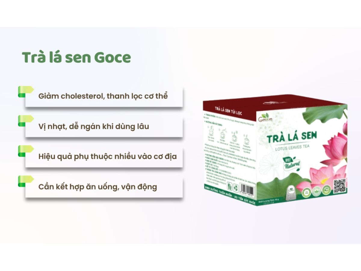 Trà lá sen Goce