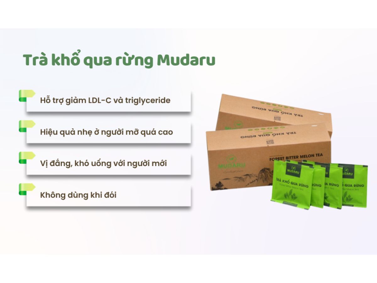 Trà khổ qua rừng Mudaru