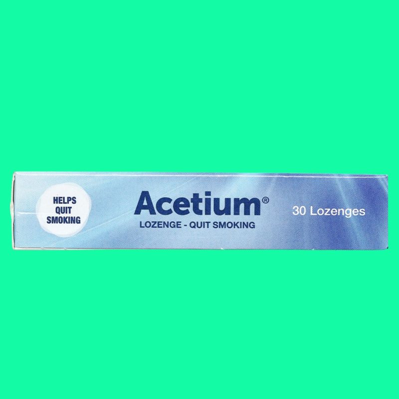 Acetium Lozenge hộp 30 viên giảm lệ thuộc, cai nghiện thuốc lá