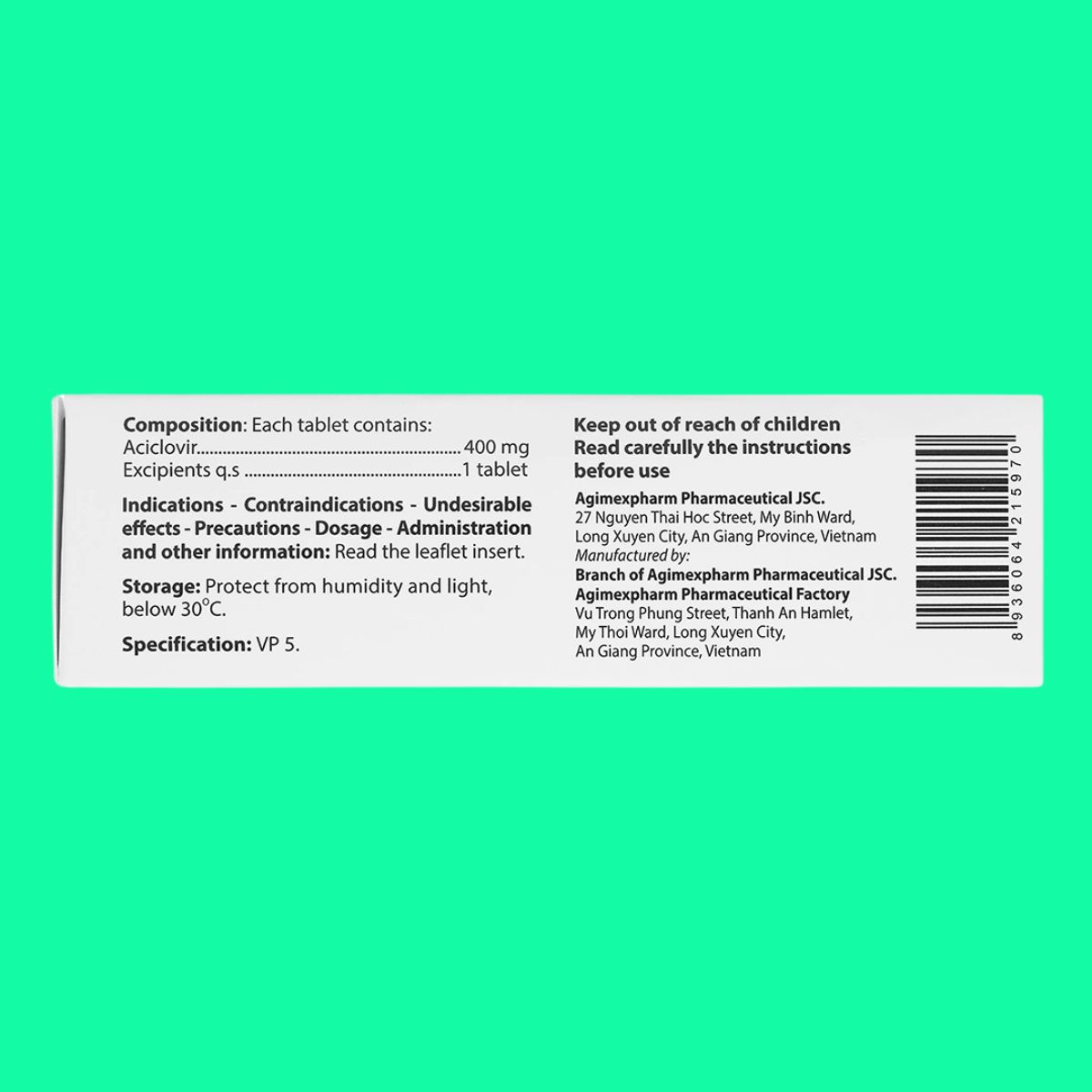Agiclovir 400 (4) Agiclovir 400