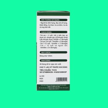 Alpes Syrup (chai 120ml) 5 Alpes Syrup