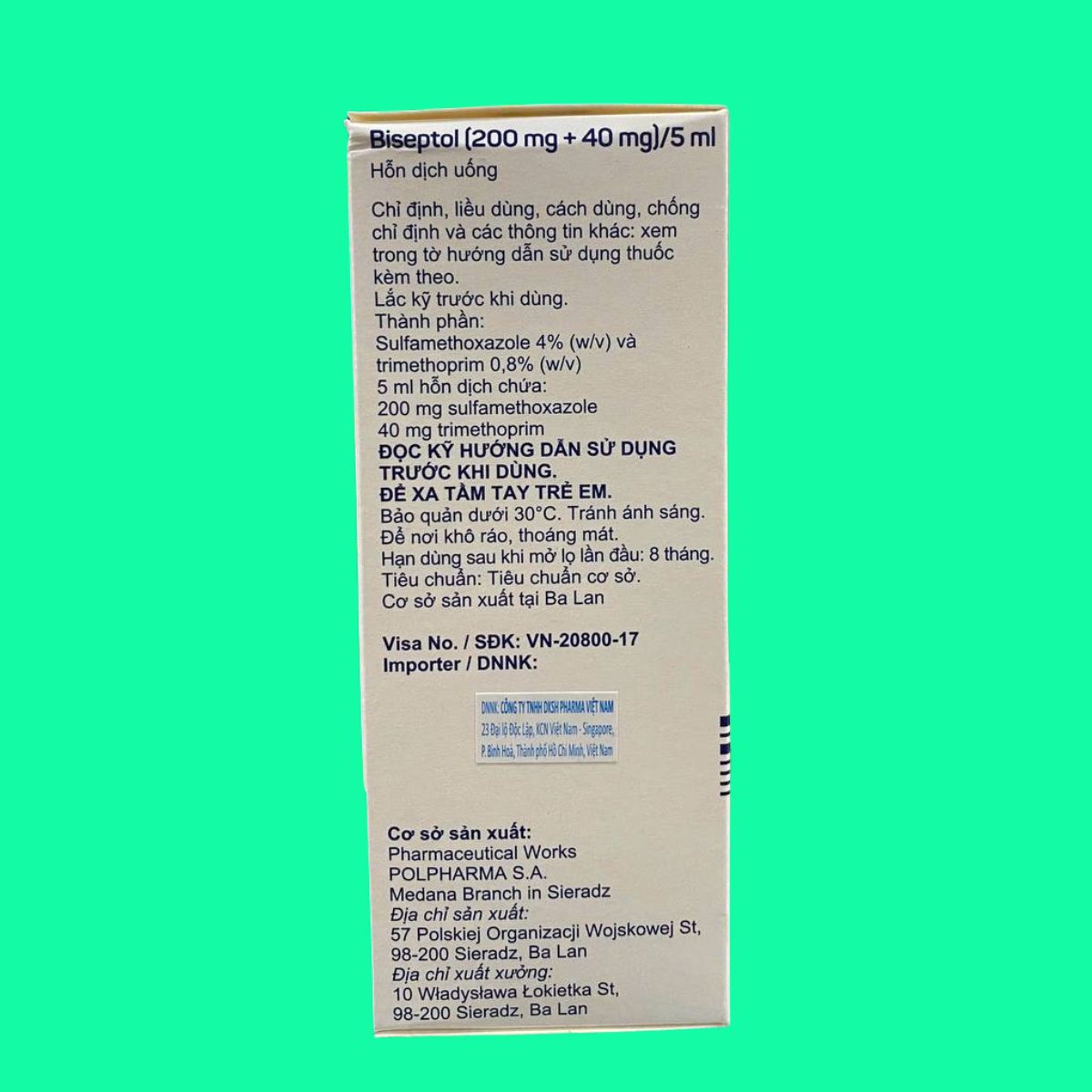 Biseptol 80ml Polpharma (4) Biseptol 80ml Polpharma