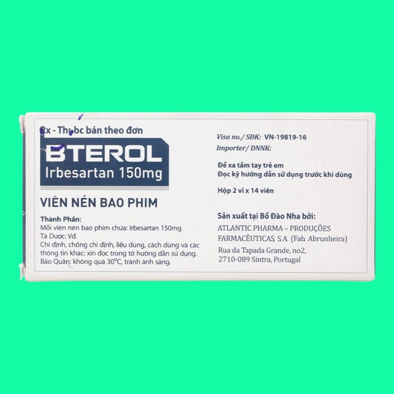 Thuốc Bterol 150mg điều trị bệnh thận ở bệnh nhân đái tháo đường tuyp II