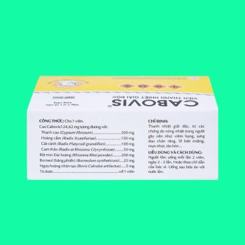 CABOVIS Viên Thanh Nhiệt Giải Độc