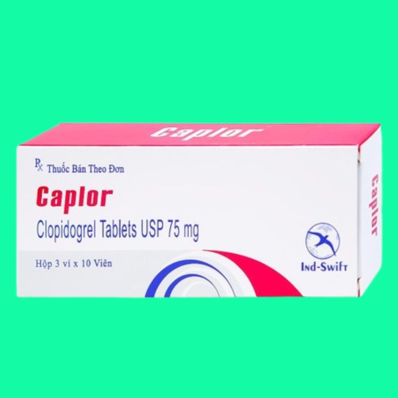 Thuốc Caplor 75mg giảm huyết khối tắc mạch và dự phòng huyết khối
