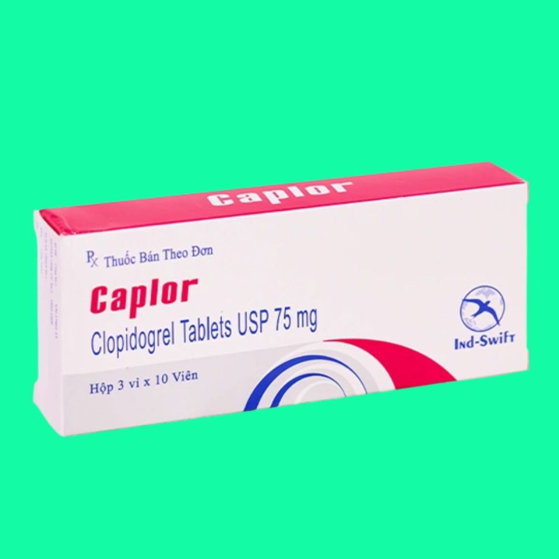 Thuốc Caplor 75mg giảm huyết khối tắc mạch và dự phòng huyết khối