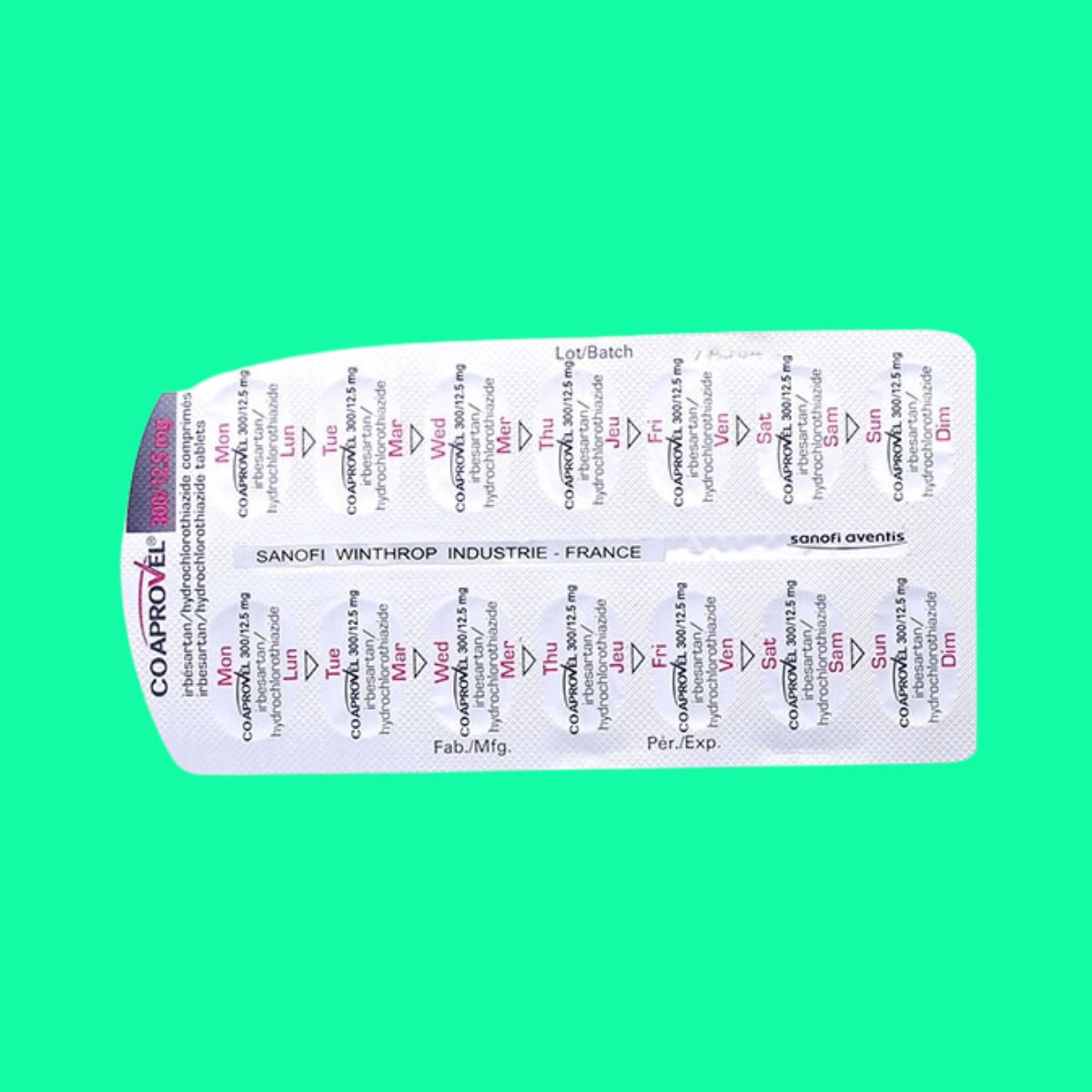 CoAprovel ® 300 12.5 mg (9) CoAprovel ® 300/12.5 mg