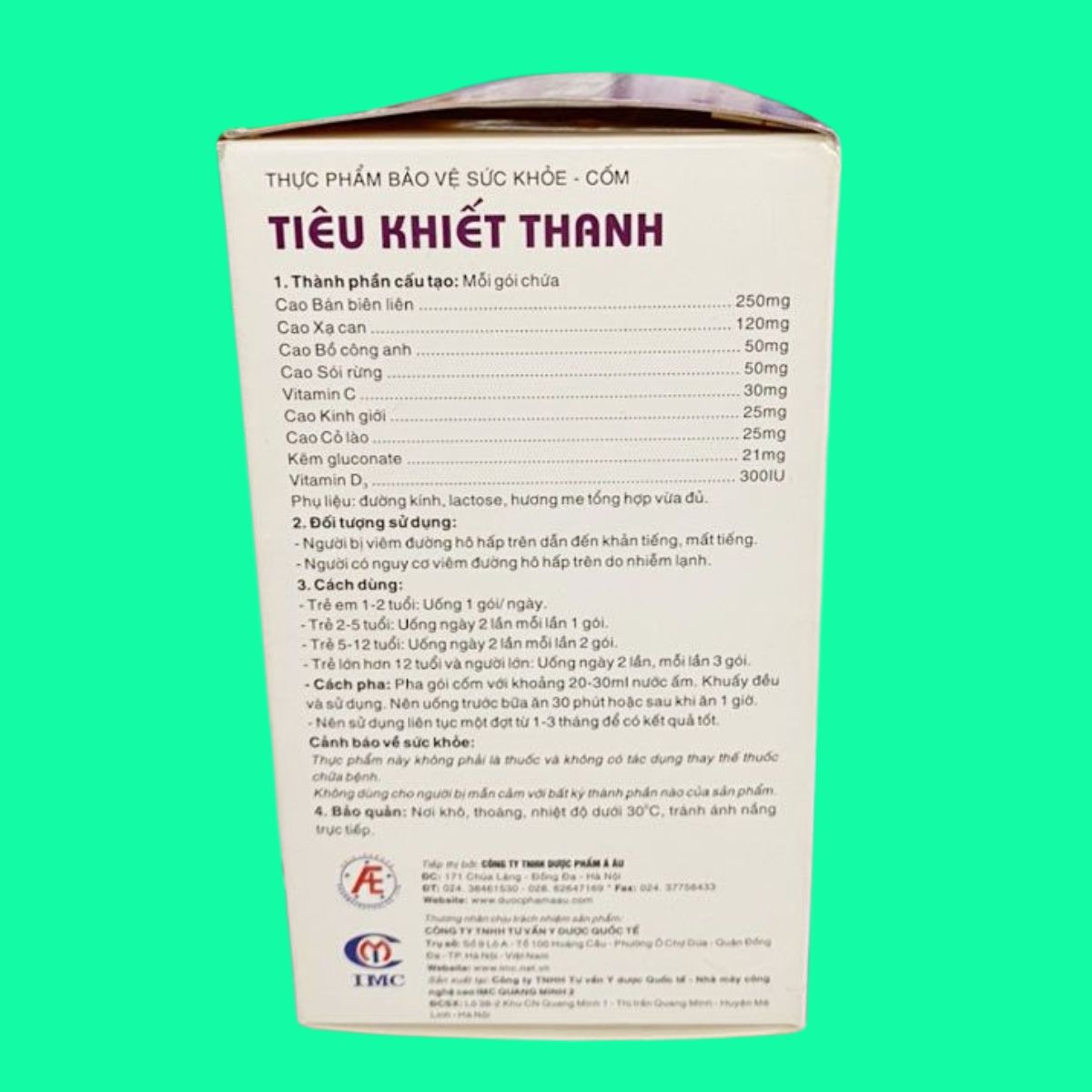 Cốm Tiêu Khiết Thanh (10) Cốm Tiêu Khiết Thanh