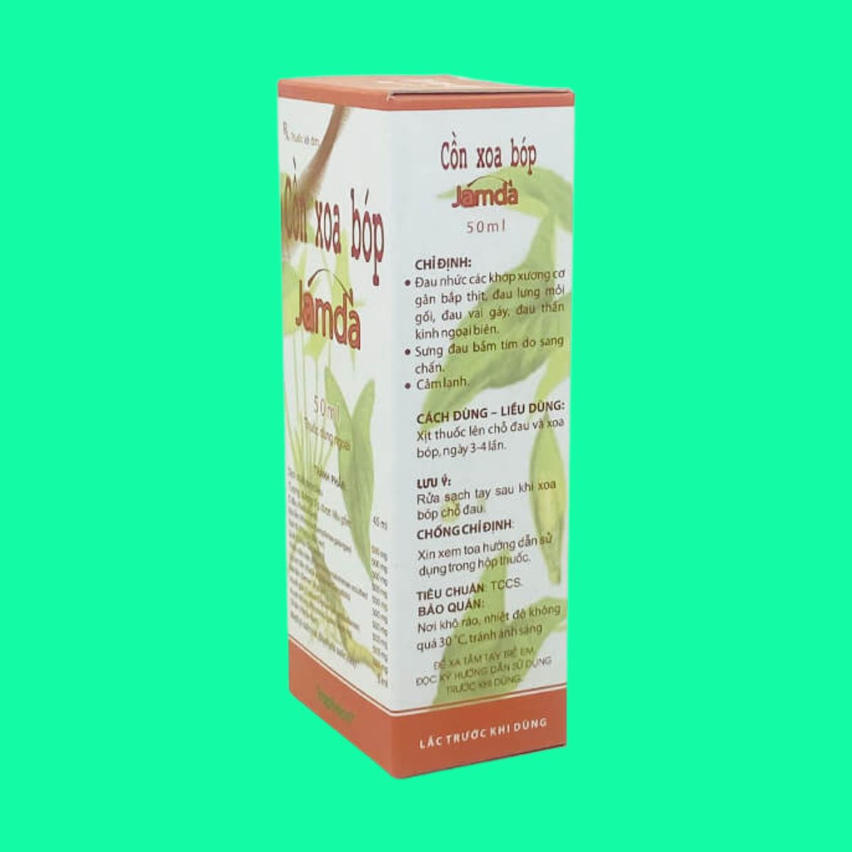 Cồn xoa bóp Jamda (5) Cồn xoa bóp Jamda