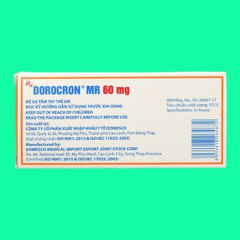 Dorocron MR 60mg 4 Dorocron MR 60mg