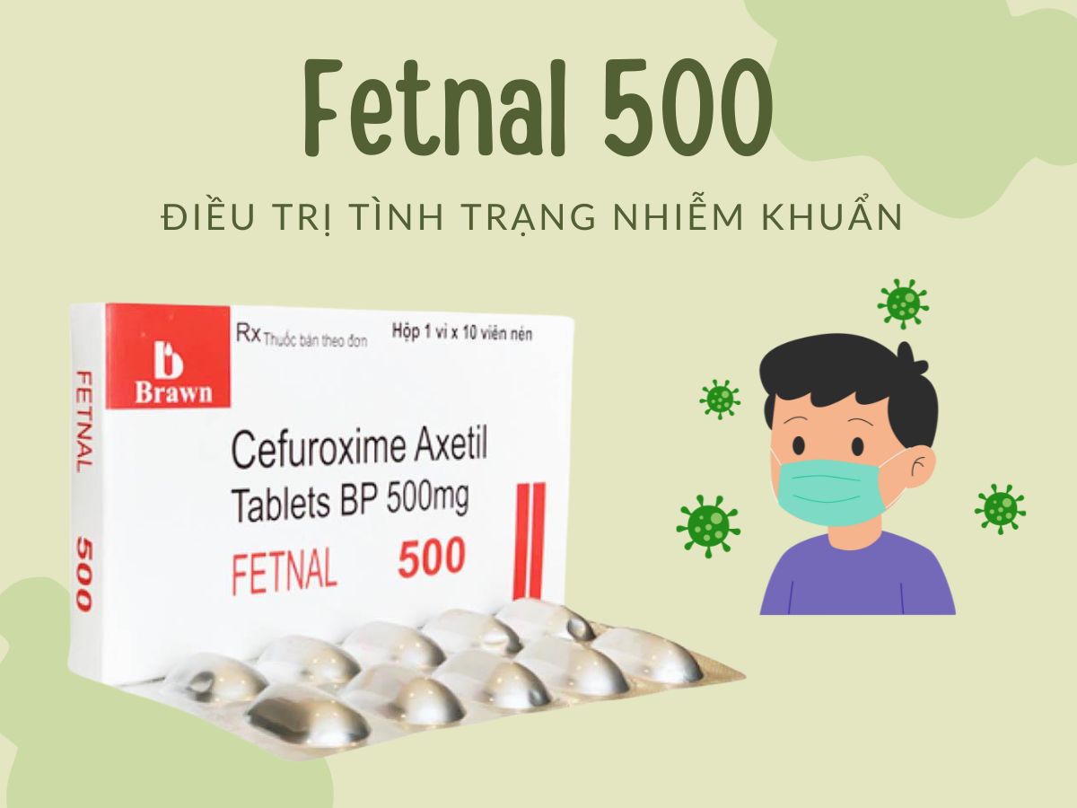 Thuốc Fetnal 500 điều trị đợt cấp viêm phổi tắc nghẽn mạn tính