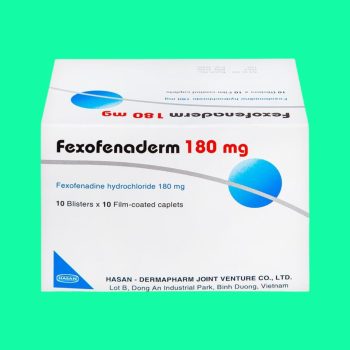 Fexofenaderm 180 mg 3 Fexofenaderm 180 mg