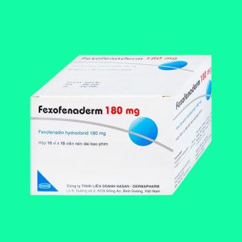 Fexofenaderm 180 mg 4 Fexofenaderm 180 mg