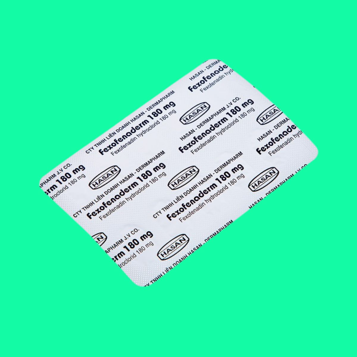 Fexofenaderm 180 mg (8) Fexofenaderm 180 mg